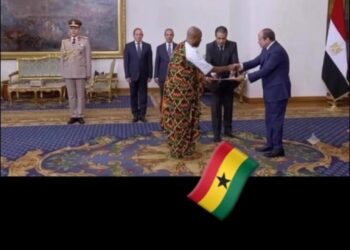 Ghana’s Ambassador to the Arab Republic of Egypt presents letters of credence