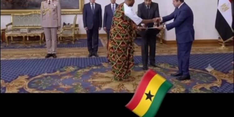 Ghana’s Ambassador to the Arab Republic of Egypt presents letters of credence